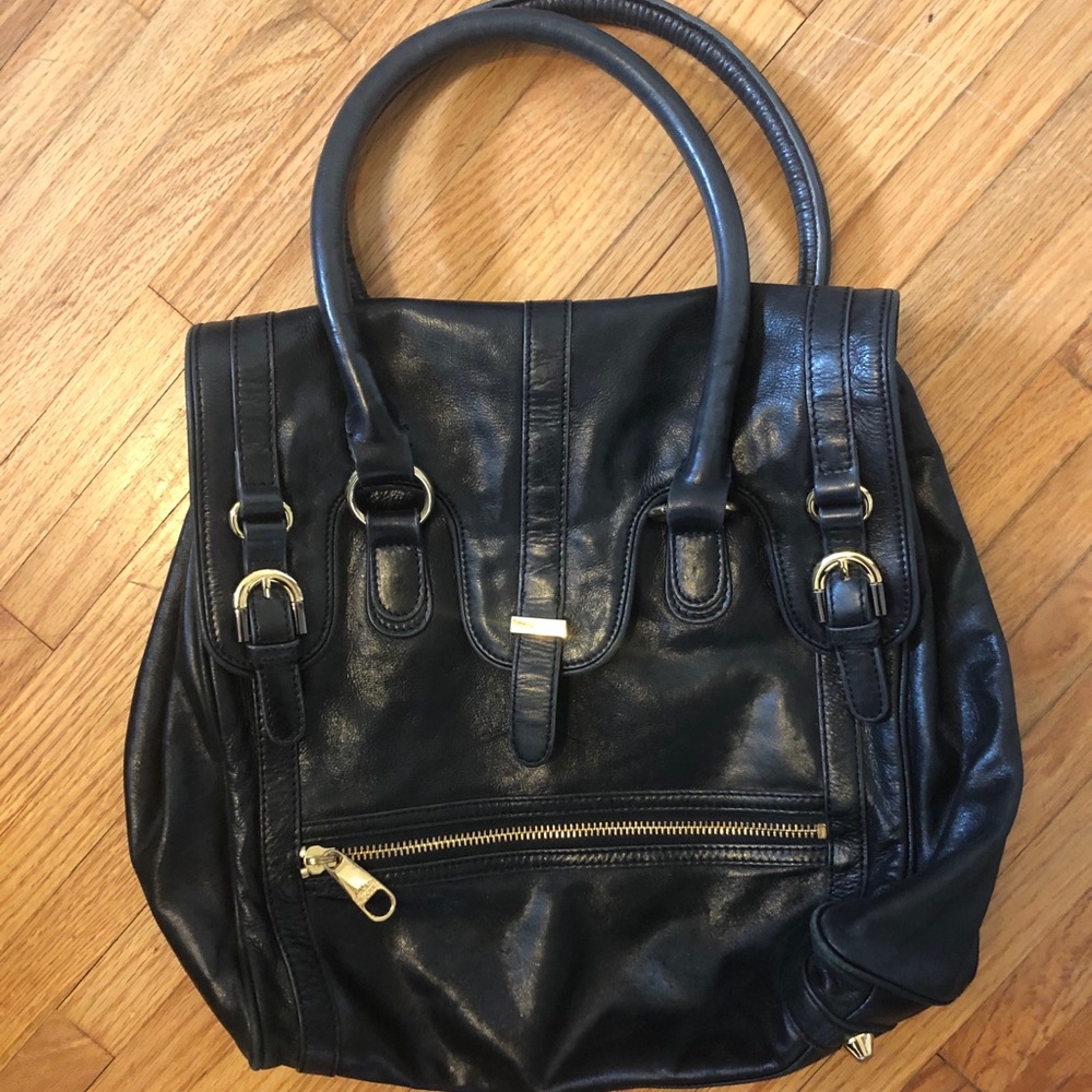 Badgley Mischka Large Black Handbag